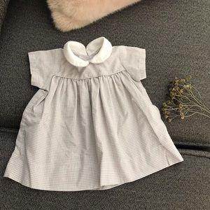 Peter Pan Gingham Baby Dress